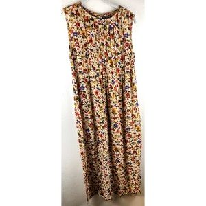 vintage cynthia rowley dress Tunica Y2K Floral Cottage Core Side Slit Size 6